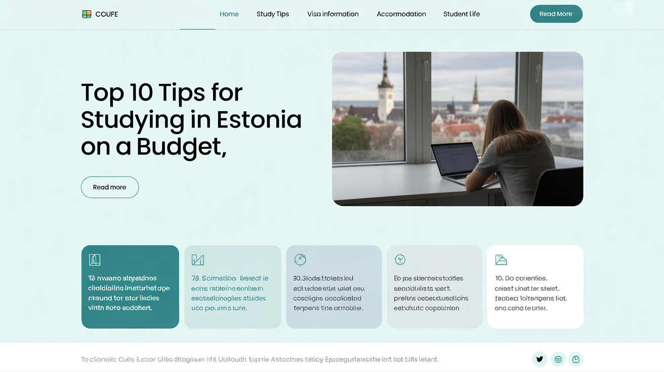 Top 10 Tips for Studying in Estonia on a Budget